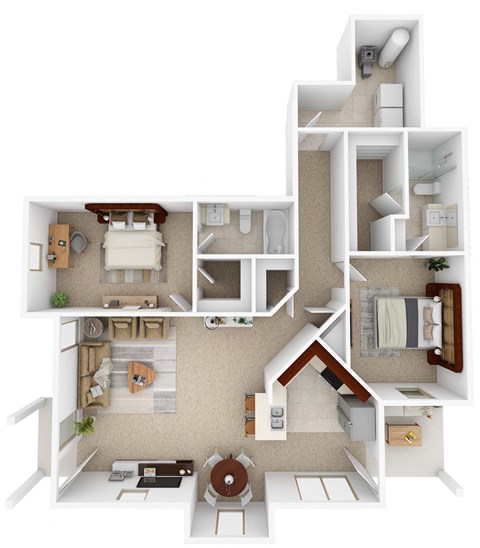 3801 So. Water Tower Place 1-3 Beds Apartment for Rent - Photo Gallery 35